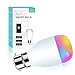 Price comparison product image WiFi Smart Bulb Alexa Light Bulbs B22 Bayonet, LINGANZH WiFi Multicolor Dimmable LED Smart Light Bulb Work with Alexa Google Home, Timer Schedule, Remote Control by Smartphone, No Hub Required