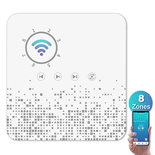 Smart Sprinkler Controller, Irrigation Timer Controller 8 Zone, Control By Tuya App Or Smart Life App, Weather Aware Irrigation System, Compatible With Alexa, For Gardens, Lawns, Greenhouses, Farms #TOP5