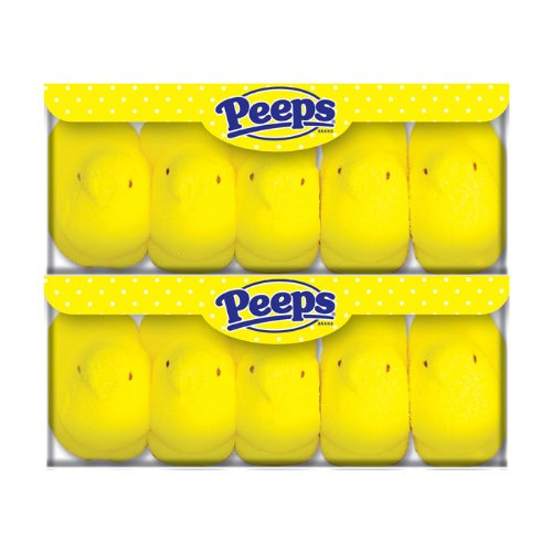 Easter Marshmallow Chicks Peeps Variety Pack 3 Ct. - 30 Chickens Total #TOP7
