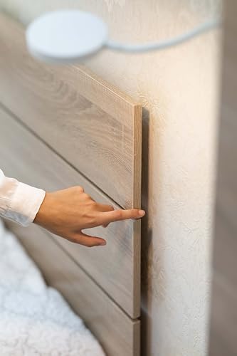 Miniatura 5 de Dupi Cabecero De Cama 160 Cm Aitana Estilo Nórdico Incluye Herrajes Para Pared Compatible Con Mesitas De Noche Para Cama De 150 Cm Madera Taupe