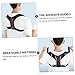 Mikinona Invisible Adjustable Posture Corrector Back Brace for Hunchback Correction PU Leather and Nylon Durable Belt Suitable for Adults and Indoor and Outdoor Use