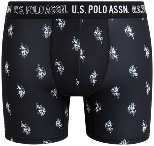 U.S. Polo Assn. Mens Boxer Briefs - 6 Pack Moisture Wicking Performance Mens Underwear Boxers with Contour Pouch (S-XL)4