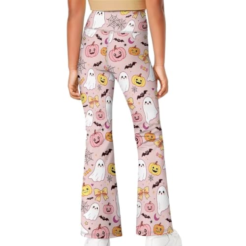 Image of Girls Flare Leggings Cute Bell Bottoms for Teen Girls Wide Leg Sweatpants for 5-14 T