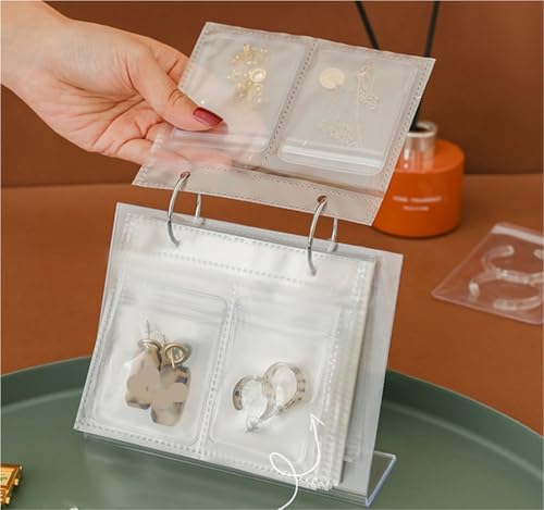 Bolsa transparente antienredos de 34 rejillas para collares 3
