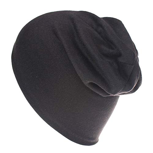 Qandsweet Baby Boy's Hat Kids Cool Knit Beanie Hats Toddlers Caps (Black Dark Grey Red White) #TOP4