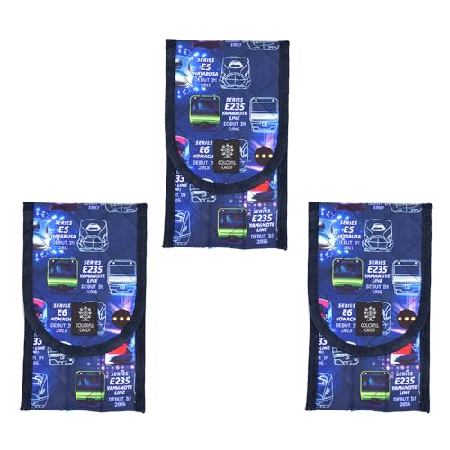 COLORFUL CANDY STYLE カトラリーケース 撥水・キルティング 電車の顔コレクション ※JR東日本商品化許諾済 3枚セット 男の子 かっこいい 子供用 幼稚園 保育園 幼稚園 子供 スプーン フォーク ケース 小学校 NP202303-BT