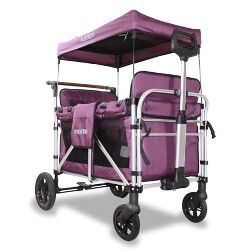 FUXTEC CTXL900 Collapsible Wagon for Kids, All-Terrain, Purple