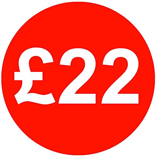 30mm Price Stickers Pack of 500 - Red - £22 — image 1