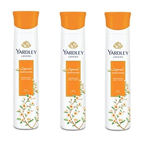 Yardley London Sandalwood Deodorant For Women 5 Ounce (Pack of 3)