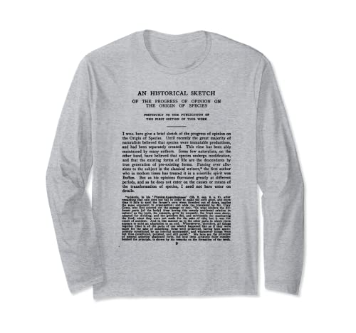 El origen de las especies Charles Darwin Primera página Manga Larga