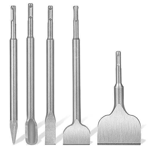 Cincel SDS Plus para abrir rozas sin romper la pared con forma en U 2
