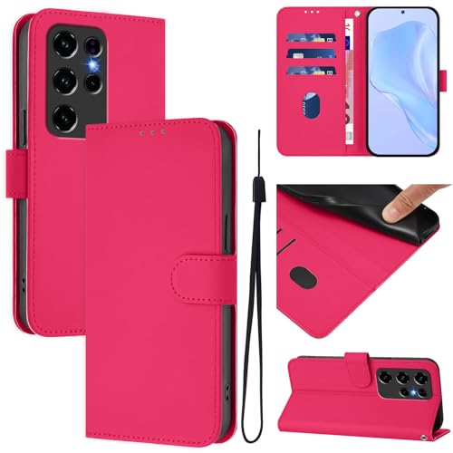 �X�}�z�P�[�X �Ή��@�� for Oukitel C2 �t���b�v�X�^���h�J�[�h�X���b�g [PU���U�[ + �V�F��] RoseRed