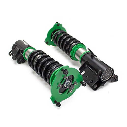 Rev9 R9-Hs2-023_1 Hyper-Street Ii Coilover Suspension Lowering Kit, Mono-Tube Shock W/ 32 Click Rebound Setting, Full Length Adjustable, Compatible With Toyota Corolla Fwd (Ae92) 1988-92 #TOP2
