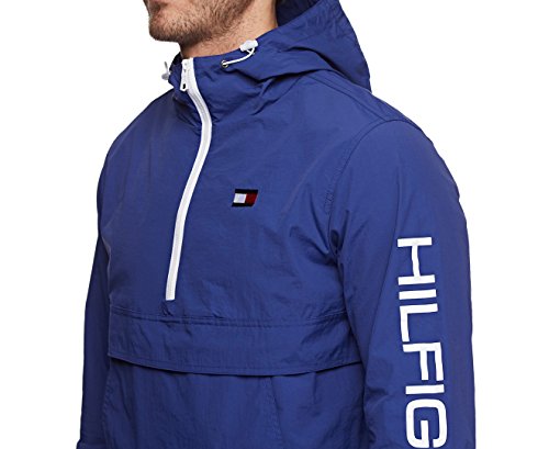Image of Tommy Hilfiger Men's Retro Lightweight Taslan Popover Jacket
