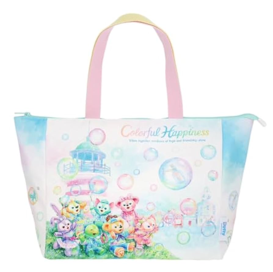 Disney - ダッフィー 20周年 カラフルハピネス トートバッグ ショッピングバッグ Amazon｜【東京ディズニーシー限定】 ダッフィー＆フレンズ
