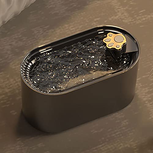 Fuente de agua automática para gatos Luqeeg color gris miniatura 4