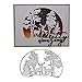 Produktbild ECMQS Hirsch Wald Stanzmaschine Stanzschablone, Scrapbooking Prägeschablonen Stanzformen Schablonen, Für DIY Scrapbooking Album, Schneiden Schablonen Papier Karten Sammelalbum Dekor