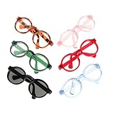 Miniature détaillée : ces accessoires de lunettes miniatures sont fabriqués avec une attention particulière aux petites caractéristiques, faisant écho aux vraies lunettes et rehaussant la décoration de lunettes d'habillage de poupée miniature, lunettes d'habillage de poupée, petites lunettes