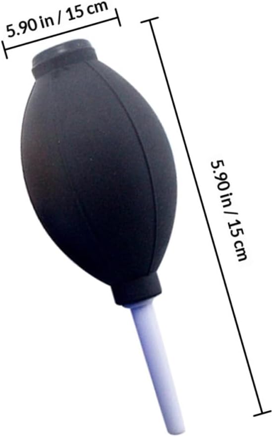 6pcs Camera Lens Air Blower Dust Blower for Electronics Keyboard and Sensor Cleaning with Bulbs