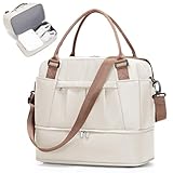 【Grand sac de nuit avec plusieurs poches】 Ce sac de voyage dispose de 6 poches d'organisation internes différentes et de 3 poches d'organisation externes, vous assurant ainsi d'avoir de l'espace pour tout.Grand espace de rangement pour les vêtements pour le court voyage. Il a une capacité de 24-32L et peut accueillir 6 à 8 vêtements d'été, cosmétiques, articles de toilette, etc.