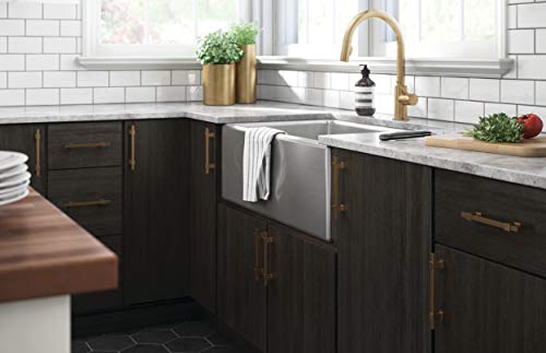 Franklin Brass 5 Pack Adjusta-Pull™ Champagne Bronze Square Bar Cabinet Handles, 35mm/160mm, P44368-CZ-B, Gold, 2.05 Pounds (Pack of 5) - Image 4
