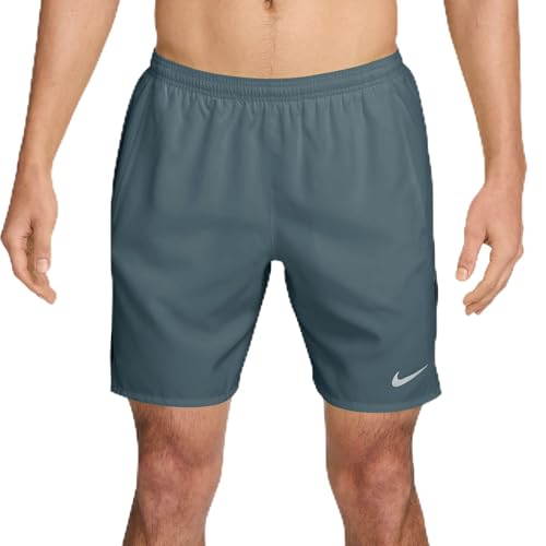 Image of Nike Mens Miler Dri Fit Brief Lined Running Shorts