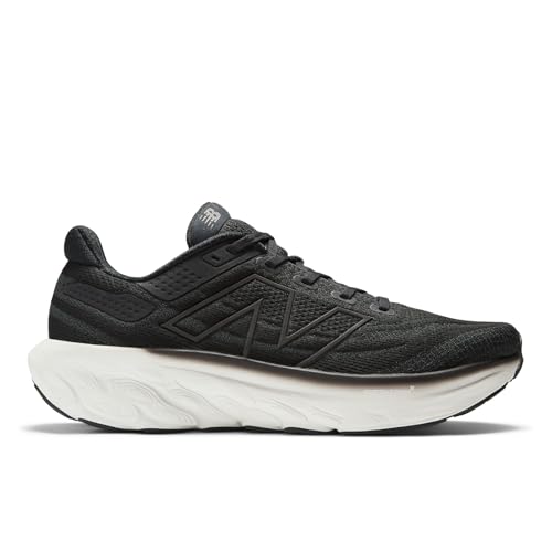 New Balance Men's Fresh Foam X 1080 V13 Running Shoe, Black/White, 14 N