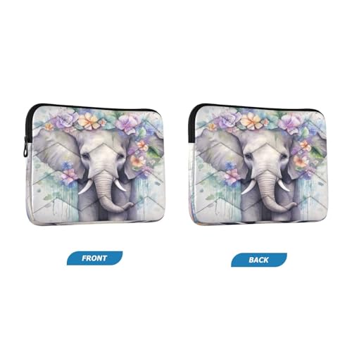 Funda Floral Elephant para Laptop 13-14 Pulgadas miniatura 2