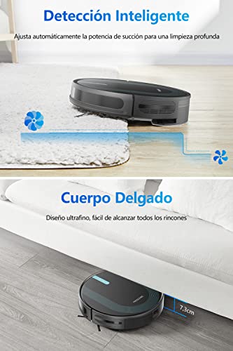 proscenic-850-Robot-Aspirador-y-Fregasuelos-Robot-Aspirador-3000Pa-Version-Nueva-Potente-para-Mascotas-Navegacion-InteligenteDeposito-Mixto-2-en-1-Control-por-App-Alexa-y-Google-Home