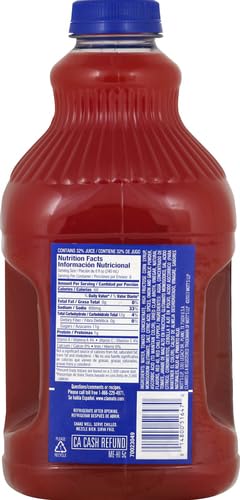 Image of Clamato Original Tomato Cocktail Mixer, 64 fl oz bottle (Pack of 2)