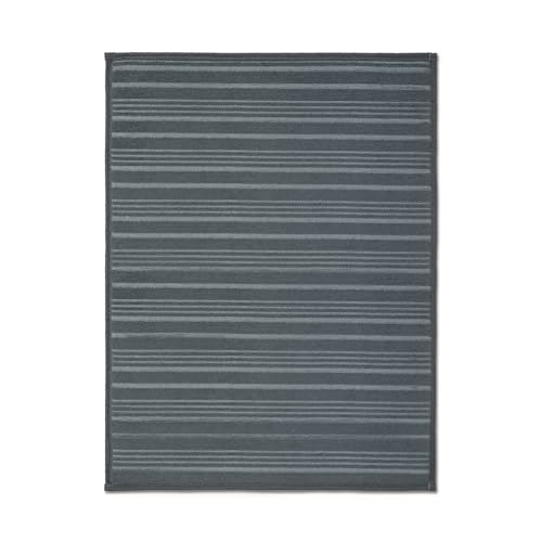 Tapis de séchage pour comptoir de cuisine KitchenAid réutilisable et lavable gris
