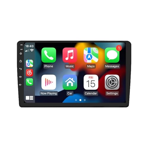 GOHEXA Android 12.0 Radio Coche 2 DIN 9 Pulgadas Pantalla Táctil para Audi A4 B6 2000 2009 S4 RS4 con GPS,USB,FM Radio,WiFi,HD,Mandos,Llamadas Manos Libres Bluetooth Volante (Size : V1(2G+16G))
