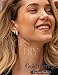 LOLIAS Small 14K Gold Plated Chunky Hoop Earrings for Women Hypoallergenic Silver Earrings Set for Sensitive Ears Non Tarnish Huggie Hoops Earring Stacks for Multiple Piercing Jewelry Lightweight 3Pairs Classic Silver