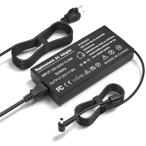 180W AC Power Adapter 6.0 x 3.7mm tip Laptop Charger for ASUS ROG Zephyrus - image 1