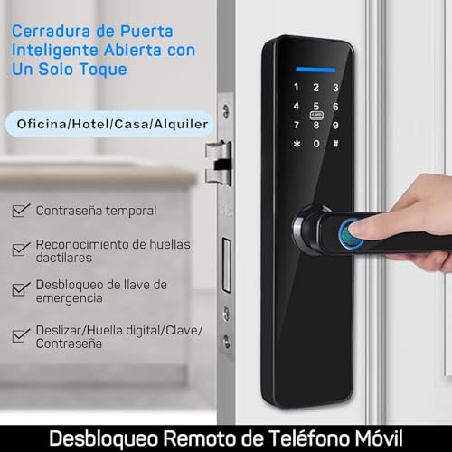 Consejos y reviews para comprar Cerraduras Digitales WiFi exterior los 7 más buscados. 20 Imagen adicional