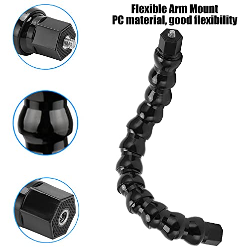 Monopé de Montagem de Braço Flexível, Suporte Universal para Câmera Esportiva, Montagem de Mandíbula