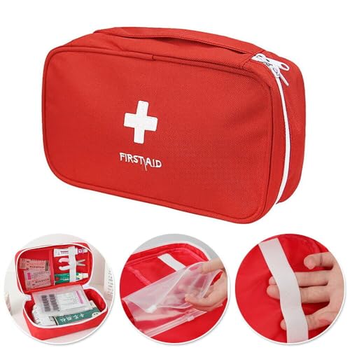 Bolsa kit Primeiros Socorros Necessaire Porta Remédio Viagem Organizador