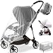 2 Pack Baby Mosquito Net for Strollers Carriers Car Seats Cradles, Portable Durable & Long Lasting Infant Insect Shield Netting (White)