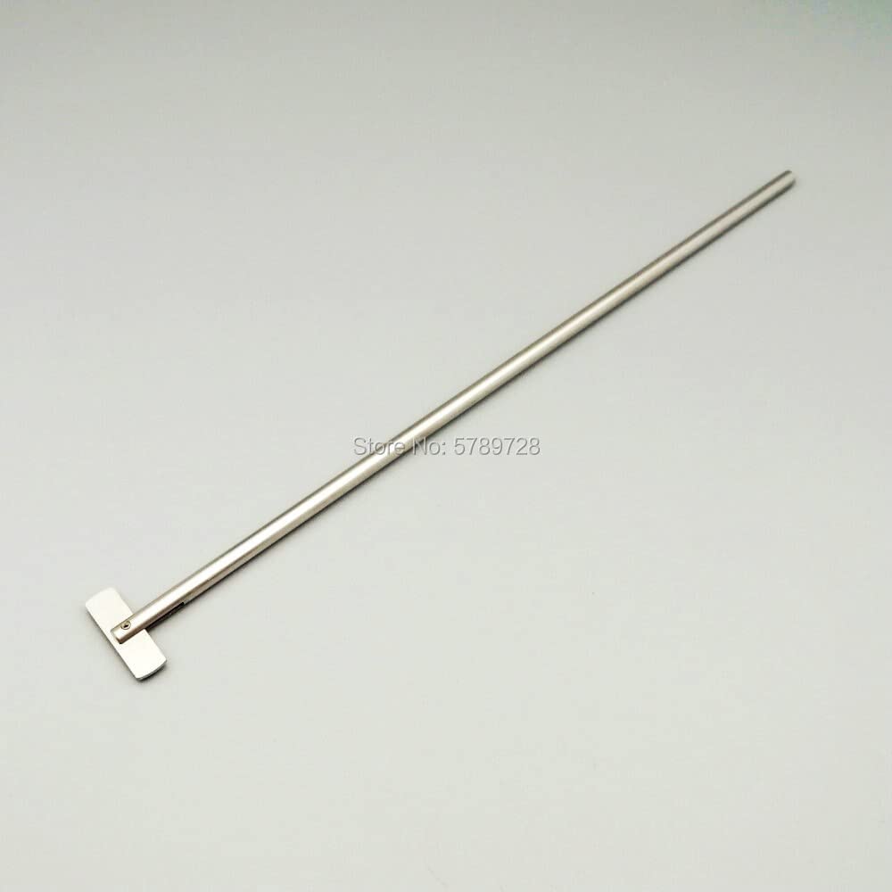 Rührpaddel, 1 Stück Labor-Edelstahlpaddel, gerade, bewegliche Klinge, verwendet in Labor-Mischwerkzeugen(20x6x250mm)