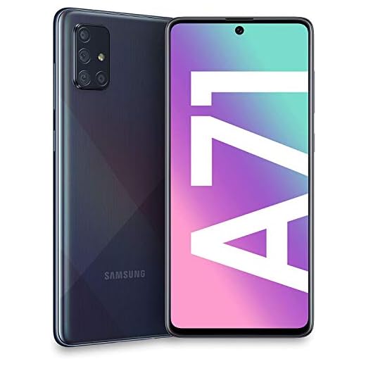 Samsung Galaxy A71 A715F, Dual SIM LTE, International Version (No US Warranty), 128GB, Prism Crush Black - GSM Unlocked