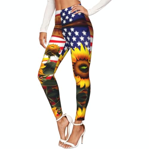 Leggings de compresión suaves para mujer con estampado para entrenamiento