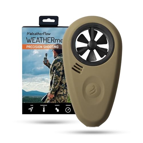 Tempest Anemometer – Handheld Wind Meter for Precision Shooting, Wind Speed Anemometer, Air Flow Meter, Outdoor Wireless Digital Anemometer with App Connectivity