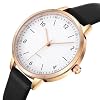IBSO Women Watches Leather Mesh Strap Round Case Analog Fashion Ladies Wrist Watches