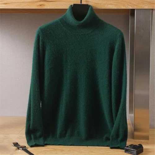 Men's Turtleneck Cashmere Sweater Men Autumn and Winter Loose Knitted Sweater Keep Warm Men Jumper2