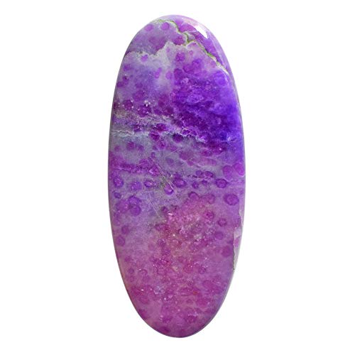 Pierre précieuse sugilite ovale de 34mm, l'excellence pour haute joaillerie