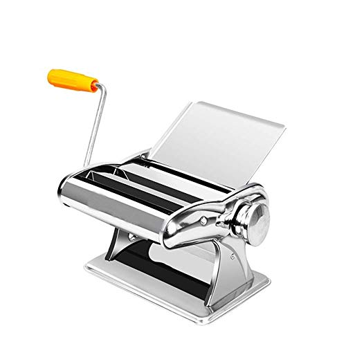 YUXIwang Pasta-Maschine Pasta-Maschine Edelstahl Pasta-Maschine-Maschine mit drei Klingen 8 Stärkeeinstellungen Presse… – Bild 3