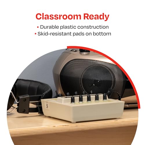 Califone 1210AVPS jackbox con 10 posiciones y control de volumen miniatura 5