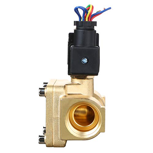Électrovanne laiton 1 220V AC US Solid pour le contrôle de l'eau - 5