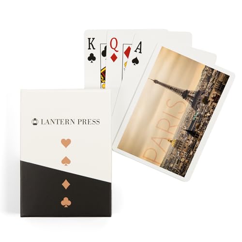 Cartas Poker Lantern Press Ciudad París Torre Eiffel
