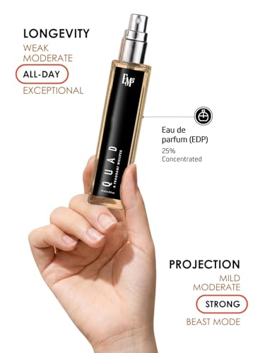 Image of EM5 Quad Perfume for Men | Tobacco Vanilla Woody Cinnamon Fragrance | Strong and Long Lasting Spray | Luxury Gift for Him | 15ml